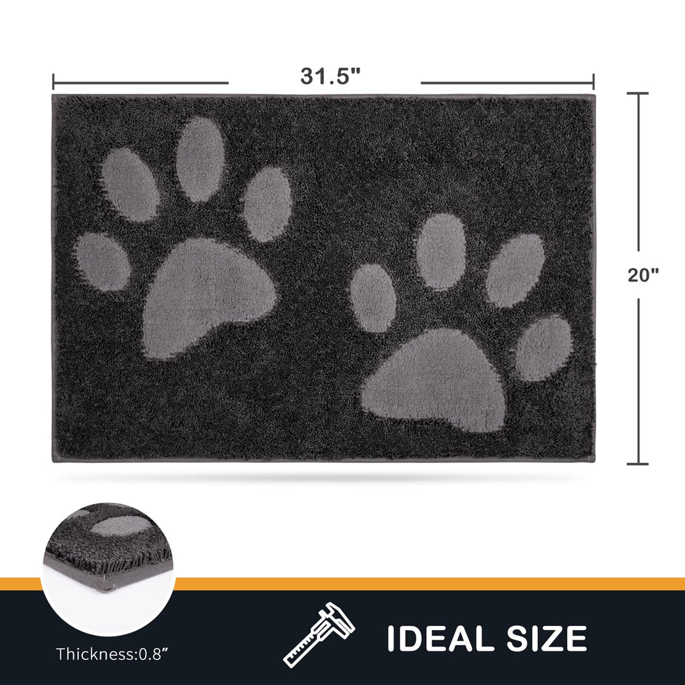 PURRUGS machine-washable door mat simplifies cleaning after muddy adventures
