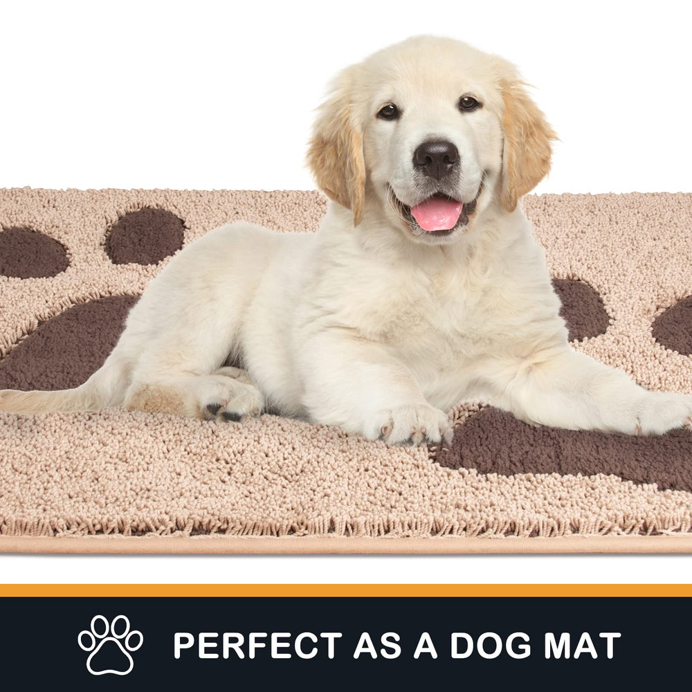 PURRUGS entryway rug non-slip back keeps mat in place
