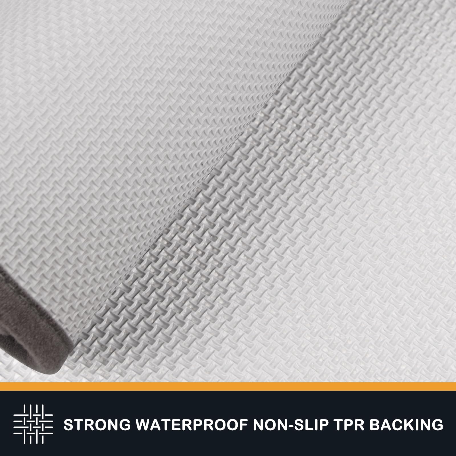 PURRUGS machine-washable door mat for easy cleaning after muddy paws.