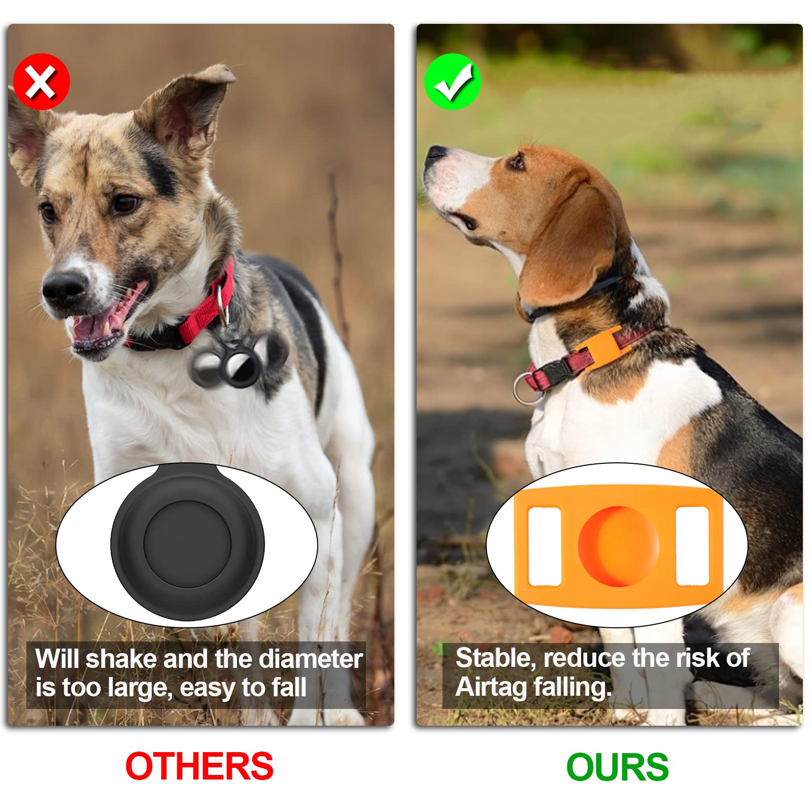 Putago three point one inch diameter fits medium and large dogs