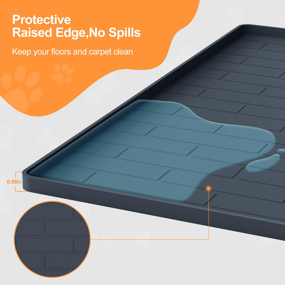 PUWANJILI leak-proof pad tray minimizes indoor spills and mess.