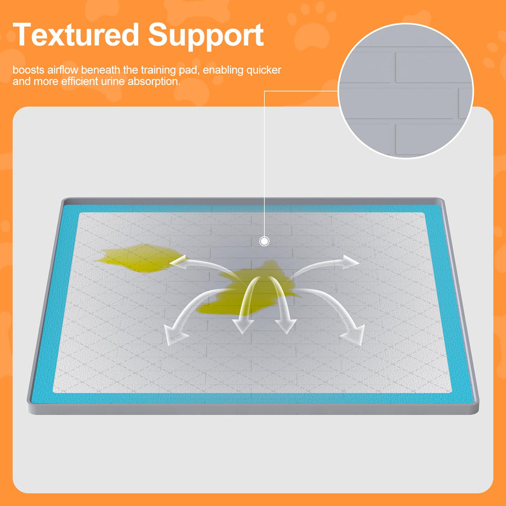 PUWANJILI pee pad holder fits standard 34x28 pads for reliable use.