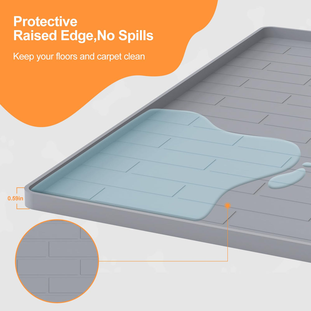 PUWANJILI pee pad holder with non-slip silicone for steady placement during play.