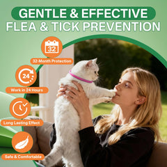Waterproof Puyrzoe collar stays effective during baths or rain
