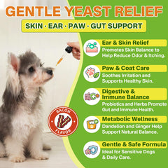Puyrzoe dog skin relief formula supports healthier coat and irritation reduction.