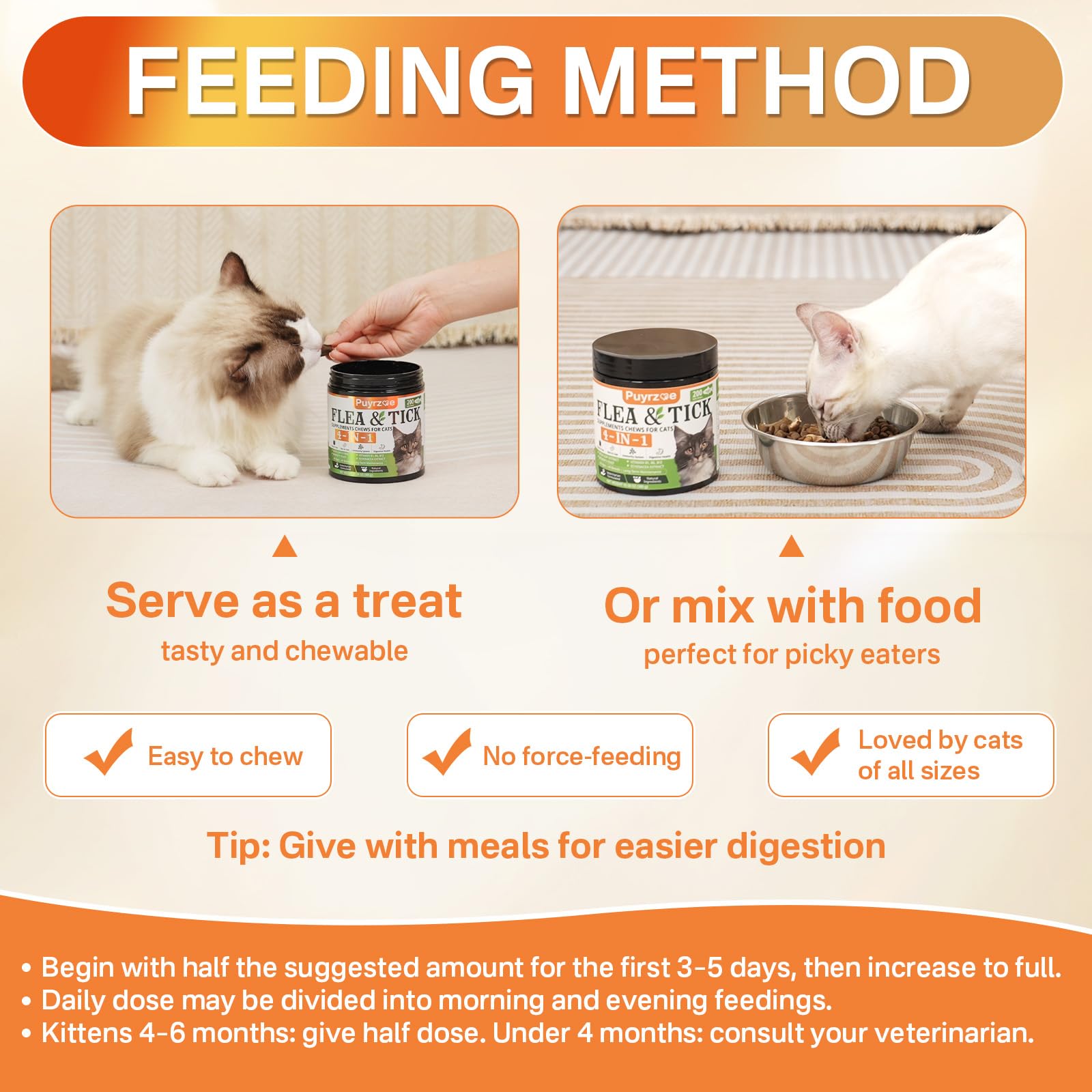 Puyrzoe natural neem and brewer's yeast for flea care