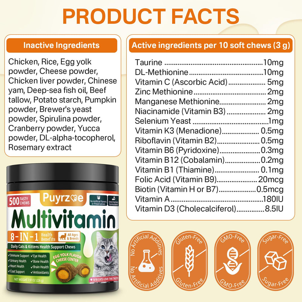 Puyrzoe no-wheat-corn-soy claim highlights digestion-friendly option.
