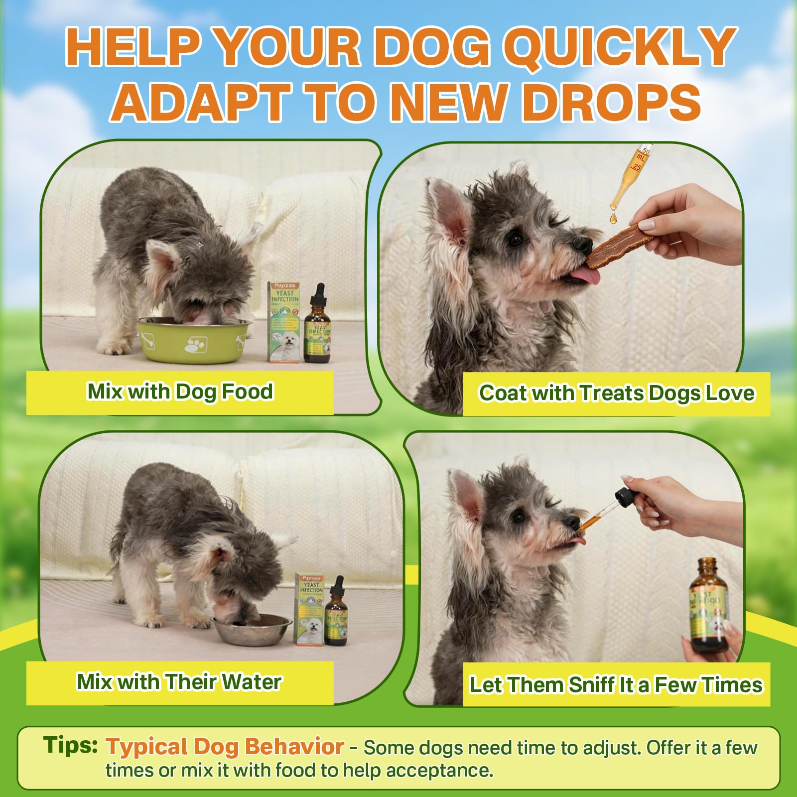 Puyrzoe odor and itch control drops provide gentle relief.