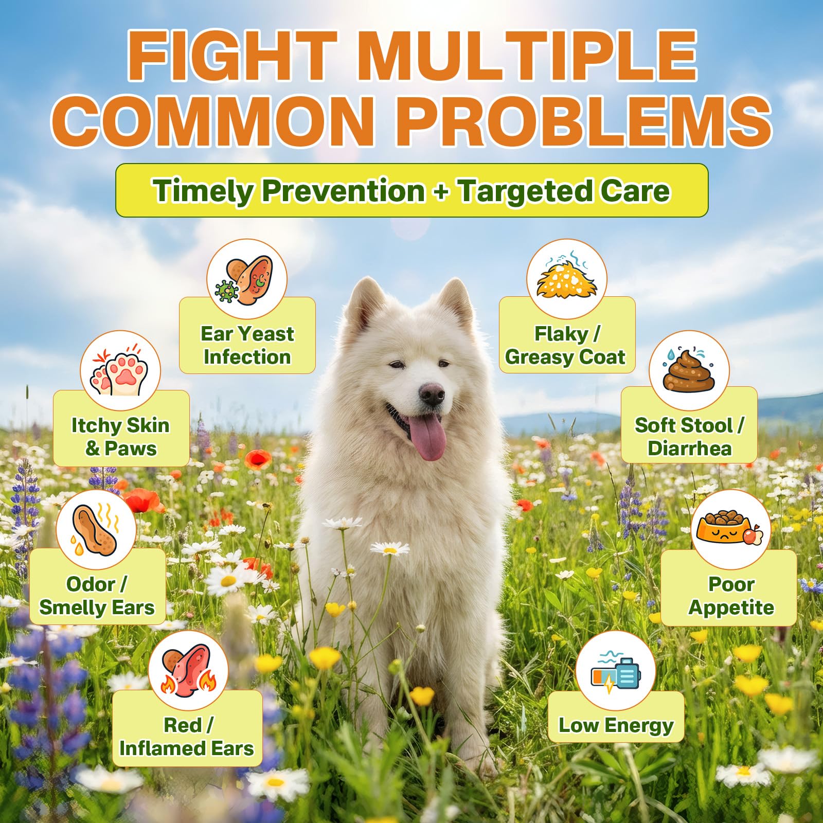 Puyrzoe paw yeast control drops ease licking and redness.