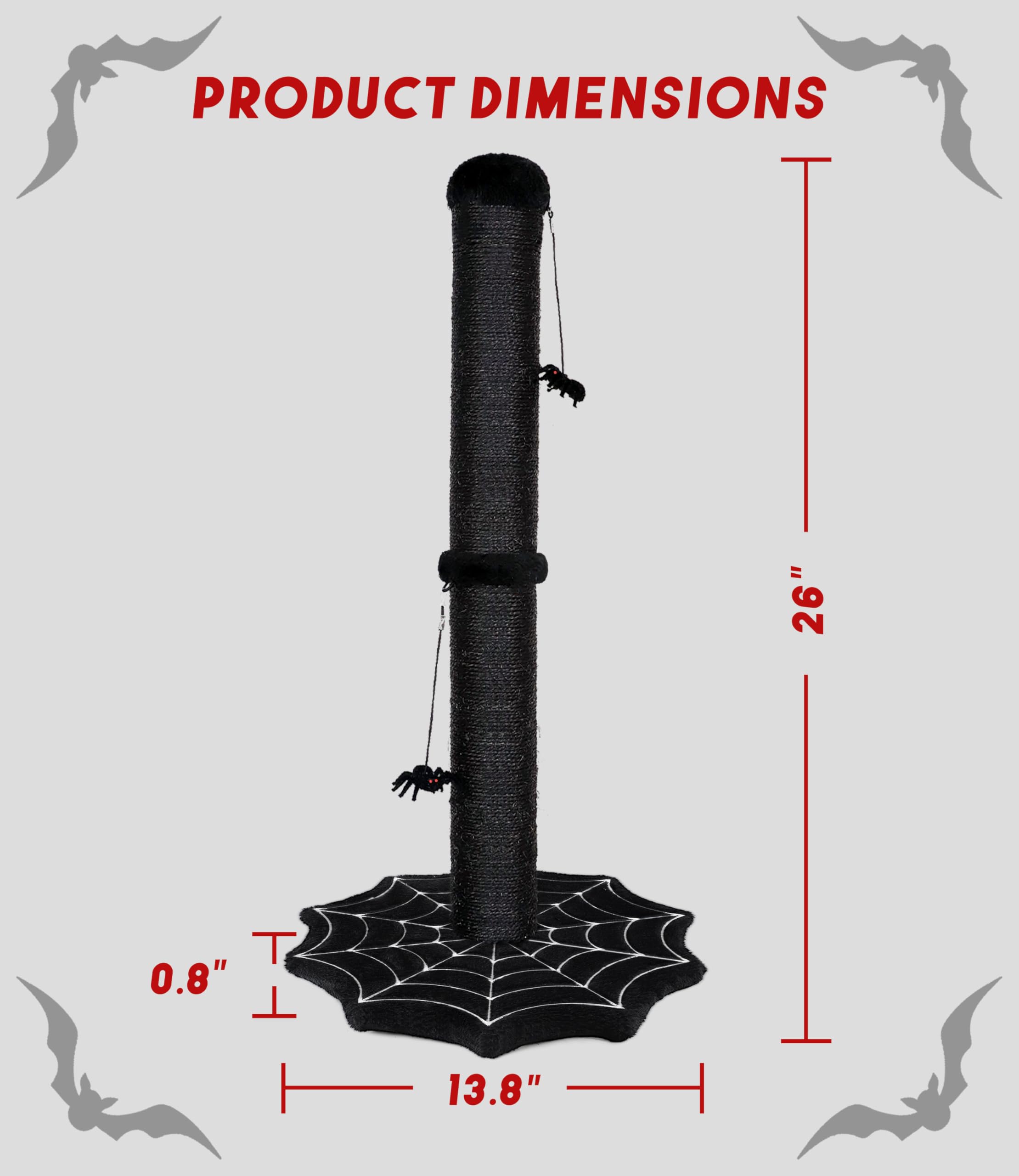 PuzzlePaw black cat tree complements Halloween decor.