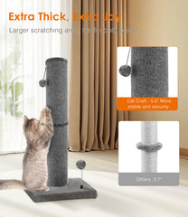 PuzzlePaw wide base ensures stable scratching during energetic play.