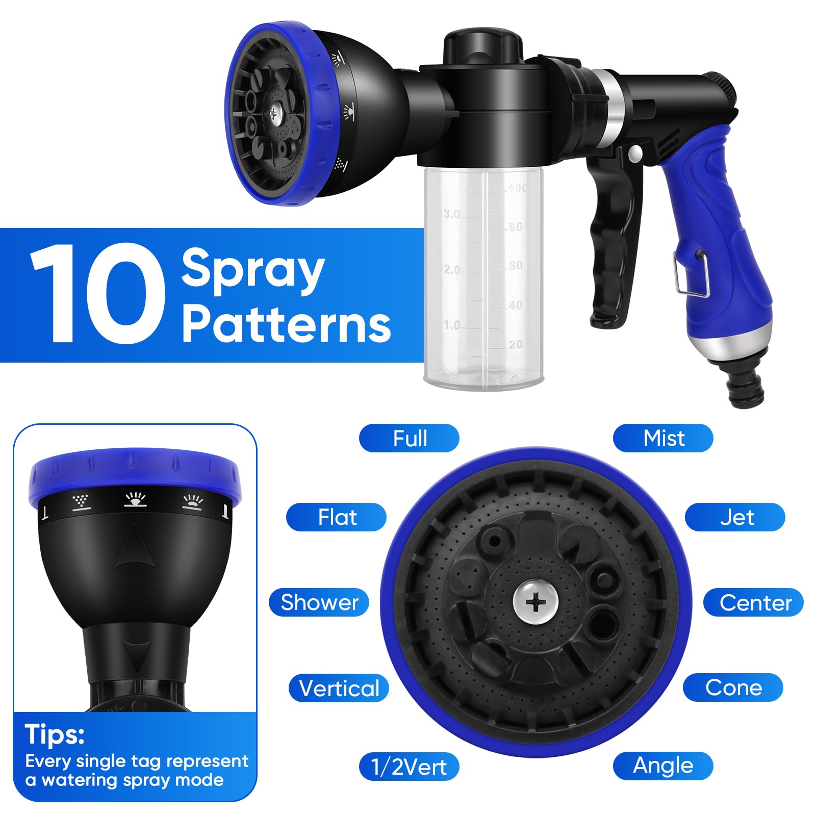 PWEZON 2-in-1 wash and water spray for versatile use.