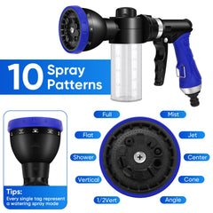 PWEZON 2-in-1 wash and water spray for versatile use.