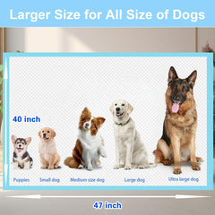 PWQOENFD pad with built-in pheromones guiding puppies to the potty spot