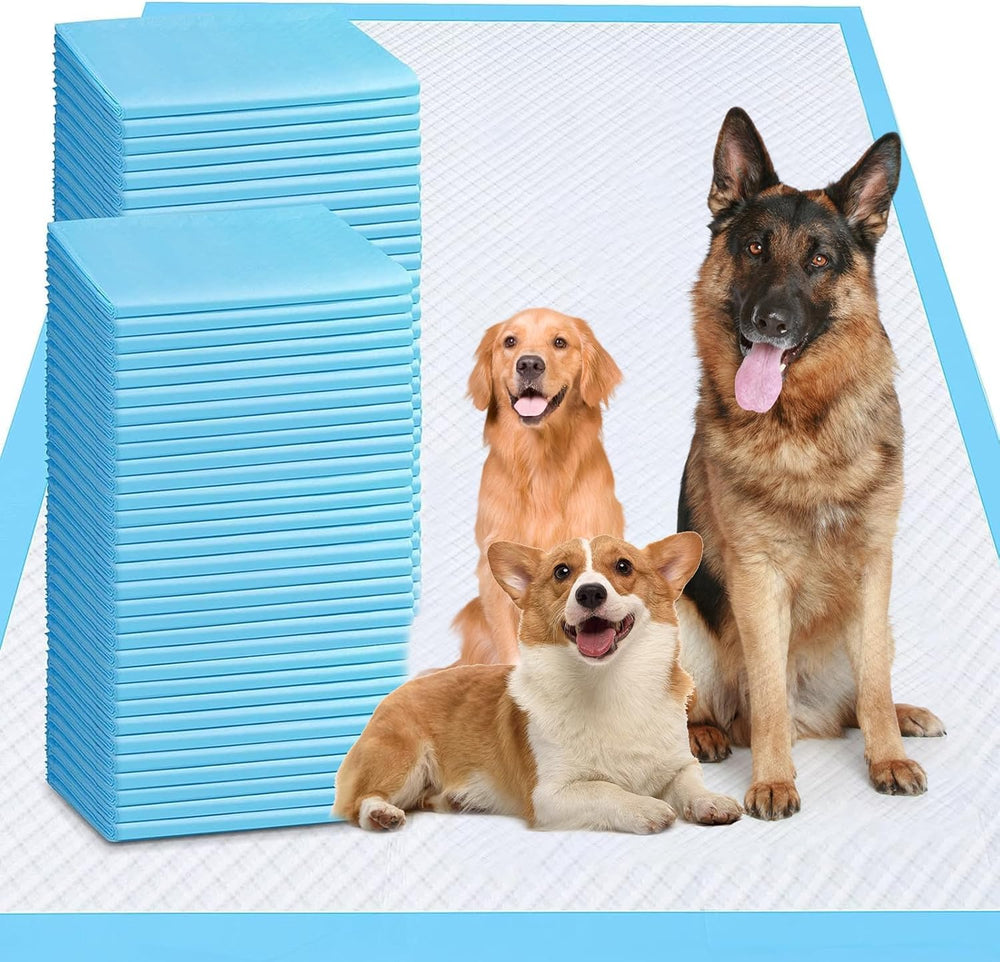PWQOENFD Puppy Pad 40x40 with leakproof backing protects floors during training