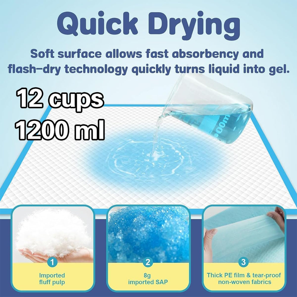 PWQOENFD Six-layer quick-dry design keeps surfaces dry
