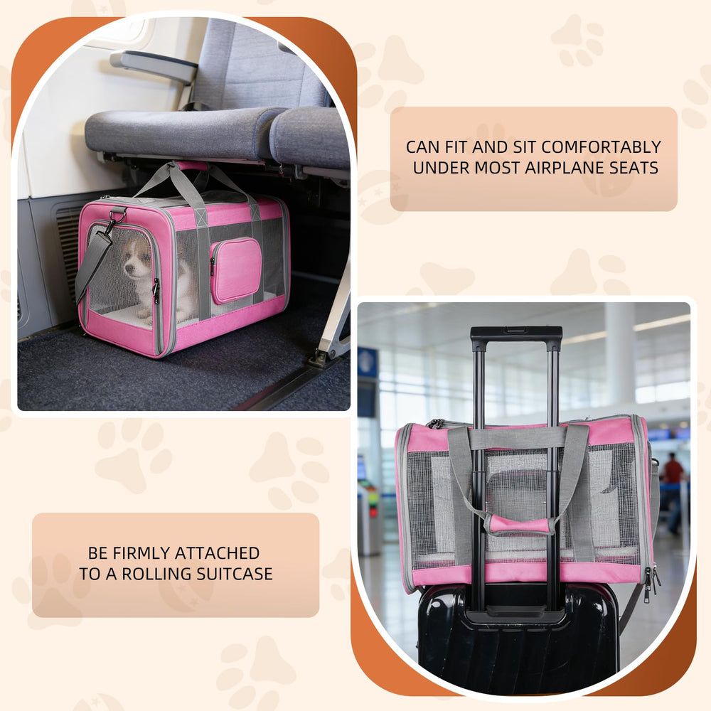 PYKESALY cat carrier durable oxford fabric built to withstand daily use.