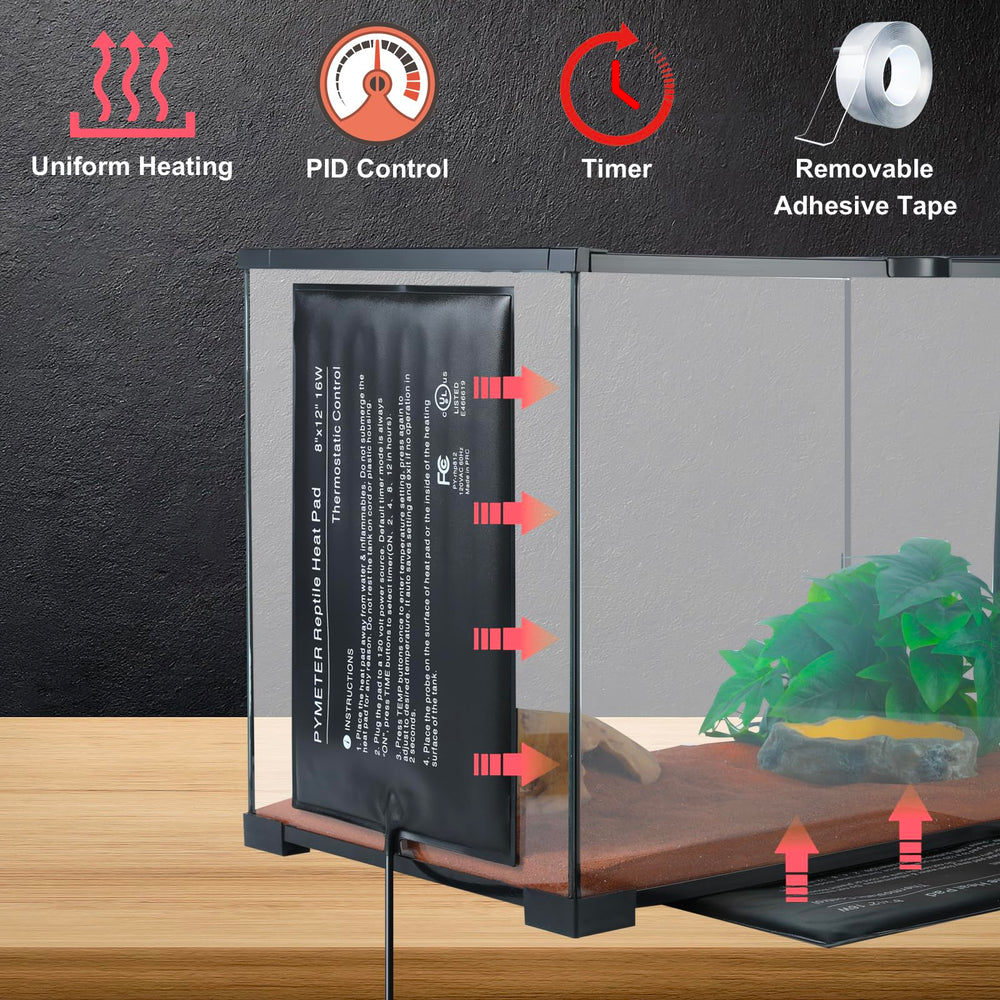 Pymeter nano traceless adhesive keeps pad firmly attached with no residue