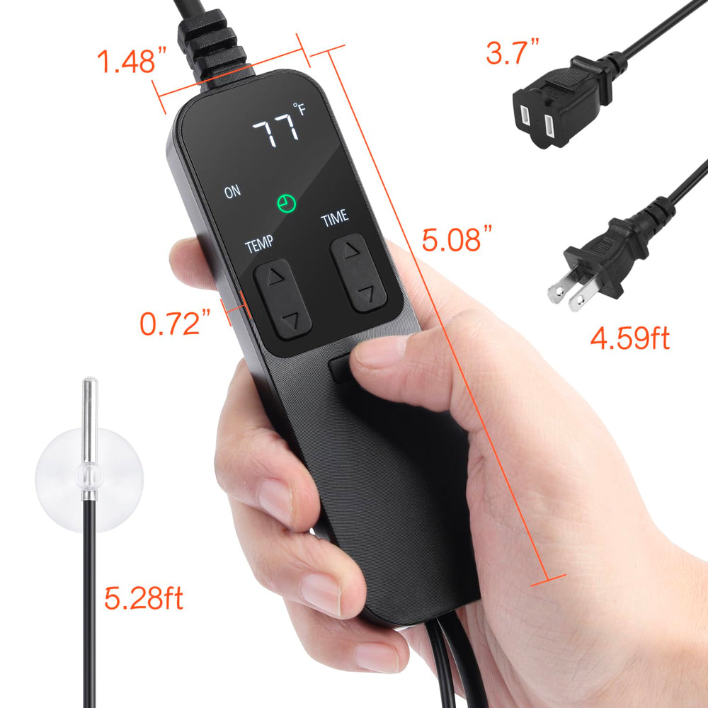 Pymeter PID dimming thermostat cycle timer enables automatic daily cycling