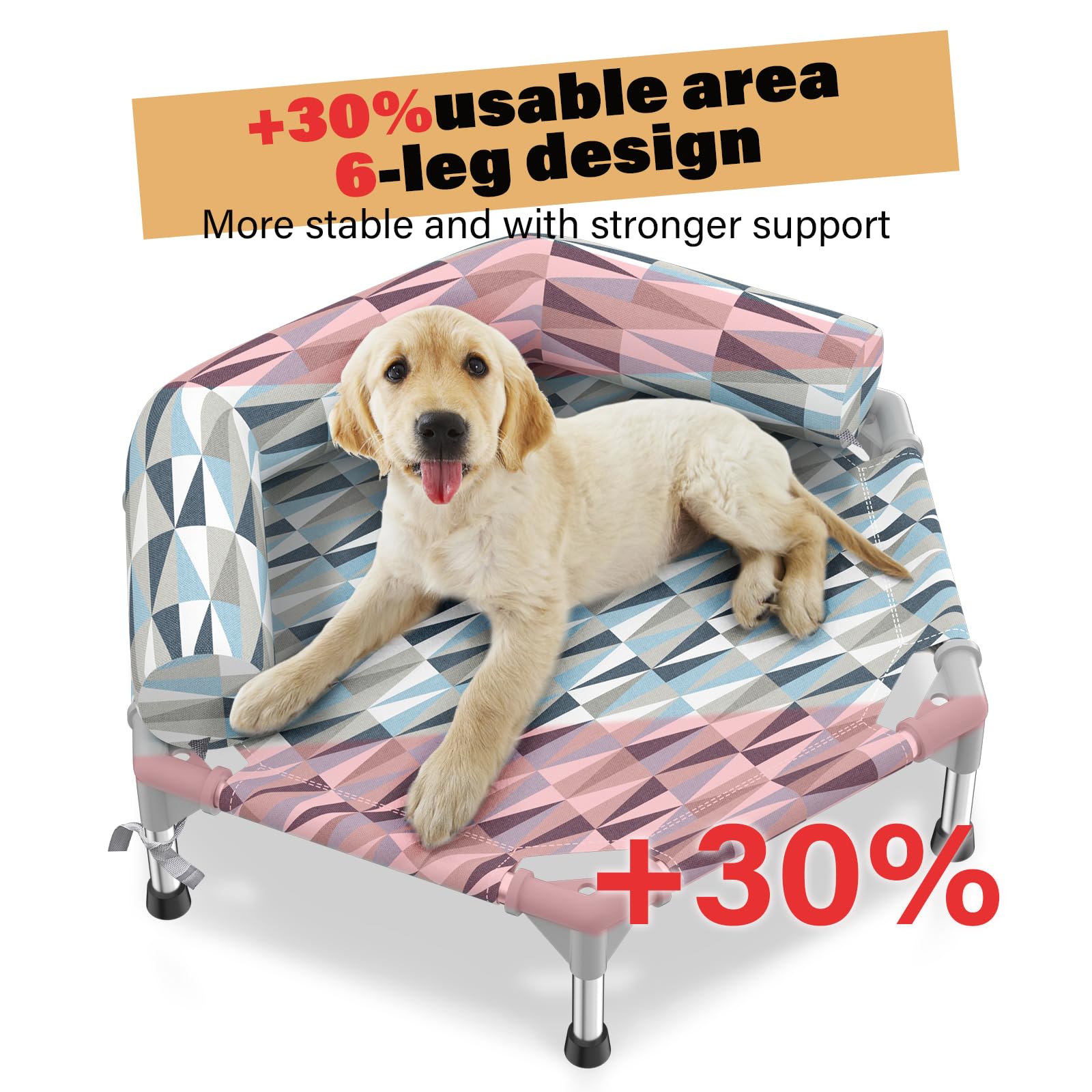 Pyowmgd six-sides design increases usable sleeping area and security.