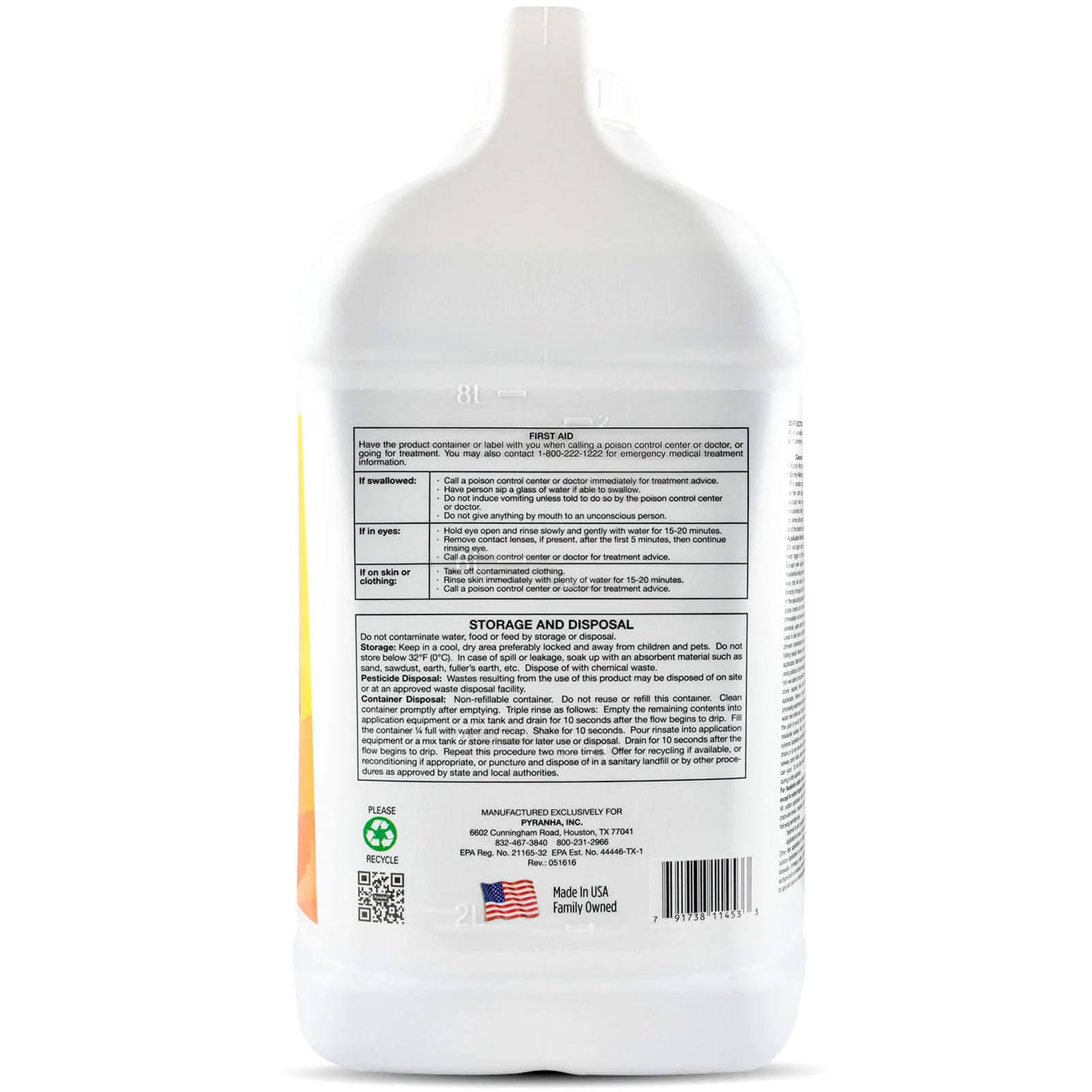 Pyranha barn indoor fly control packaging for stable reliability.