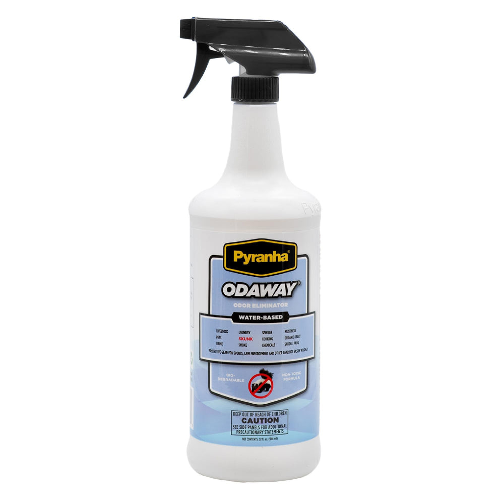 Pyranha Odaway bottle pour shows simple odor neutralization for any space