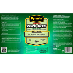 Pyranha Zero-Bite on dog-application offers plant-based insect protection during outdoor walks.