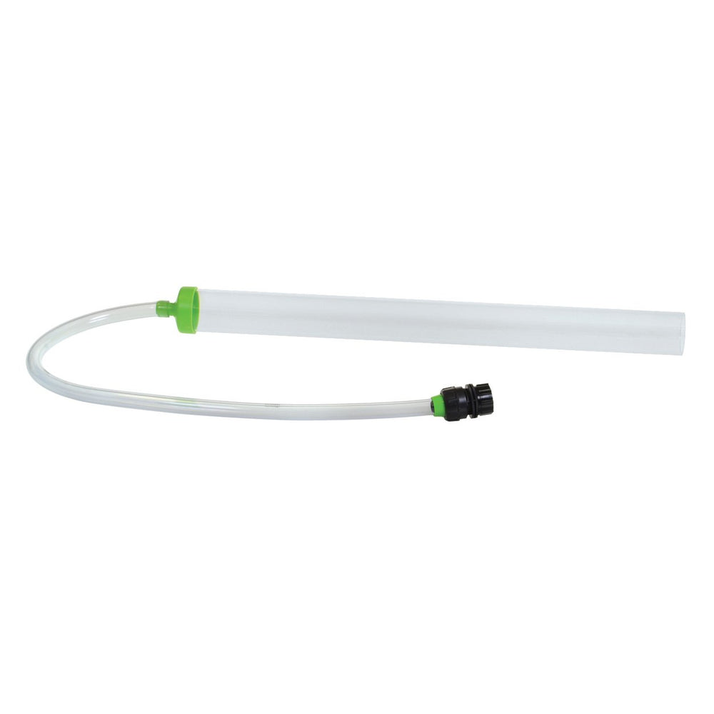 Python No Spill gravel tube 24-inch reaches tall aquariums for easier cleaning.