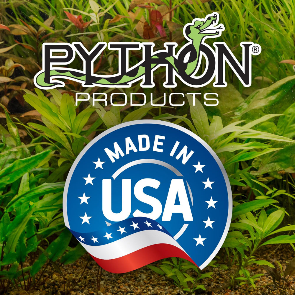 Python water change in action conveys clean, efficient routine.