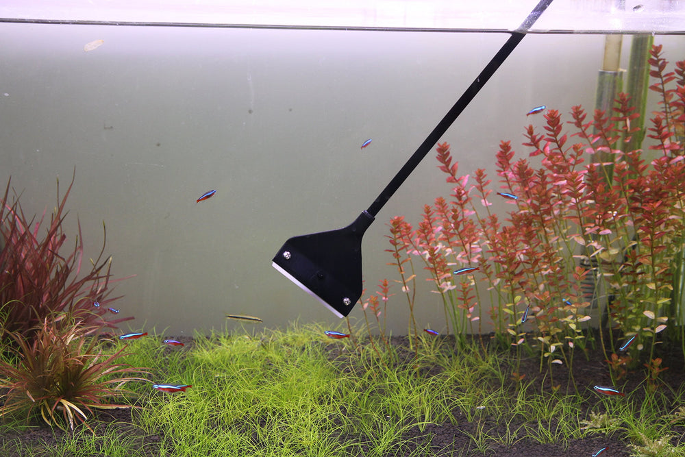 QANVEE extension rods extend reach for tall tanks and corners.