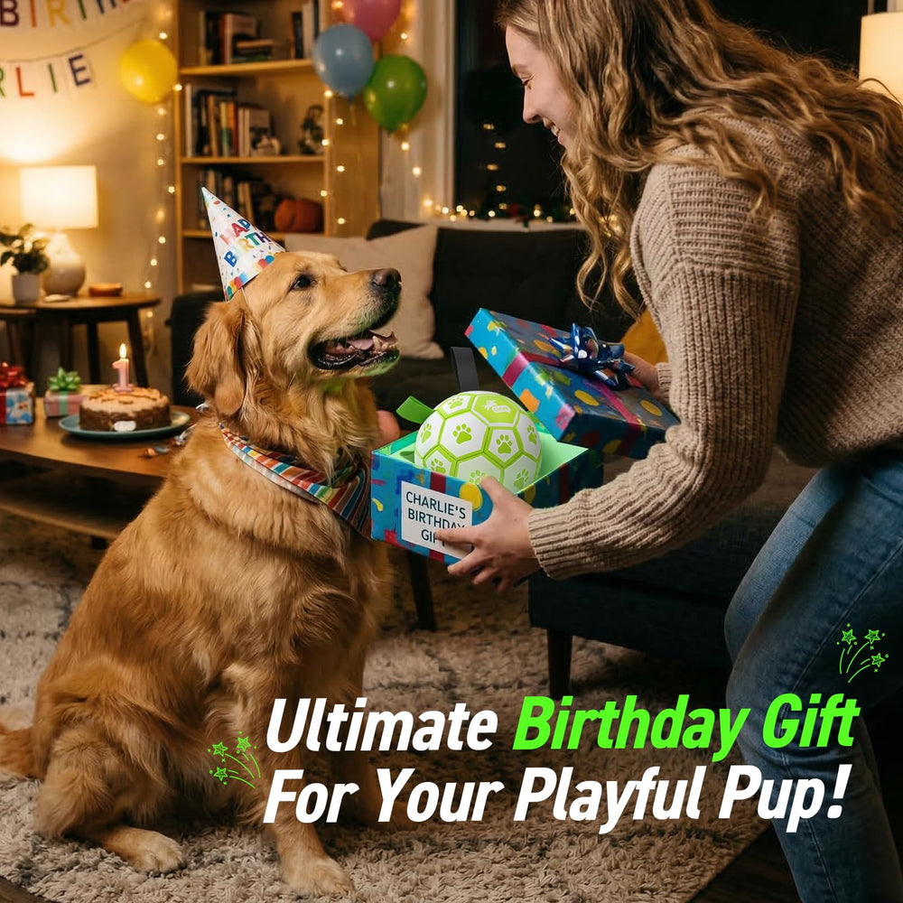 QDAN Glow Ball features nylon seams and strap attachment for extended play