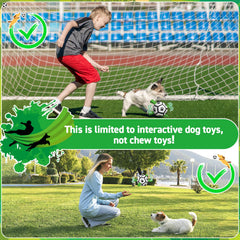 QDAN ball made of soft, durable polyurethane gentle on teeth during play.