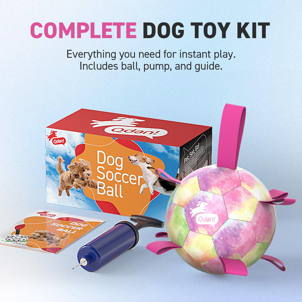 QDAN rainbow ball as a bright birthday gift idea for puppies