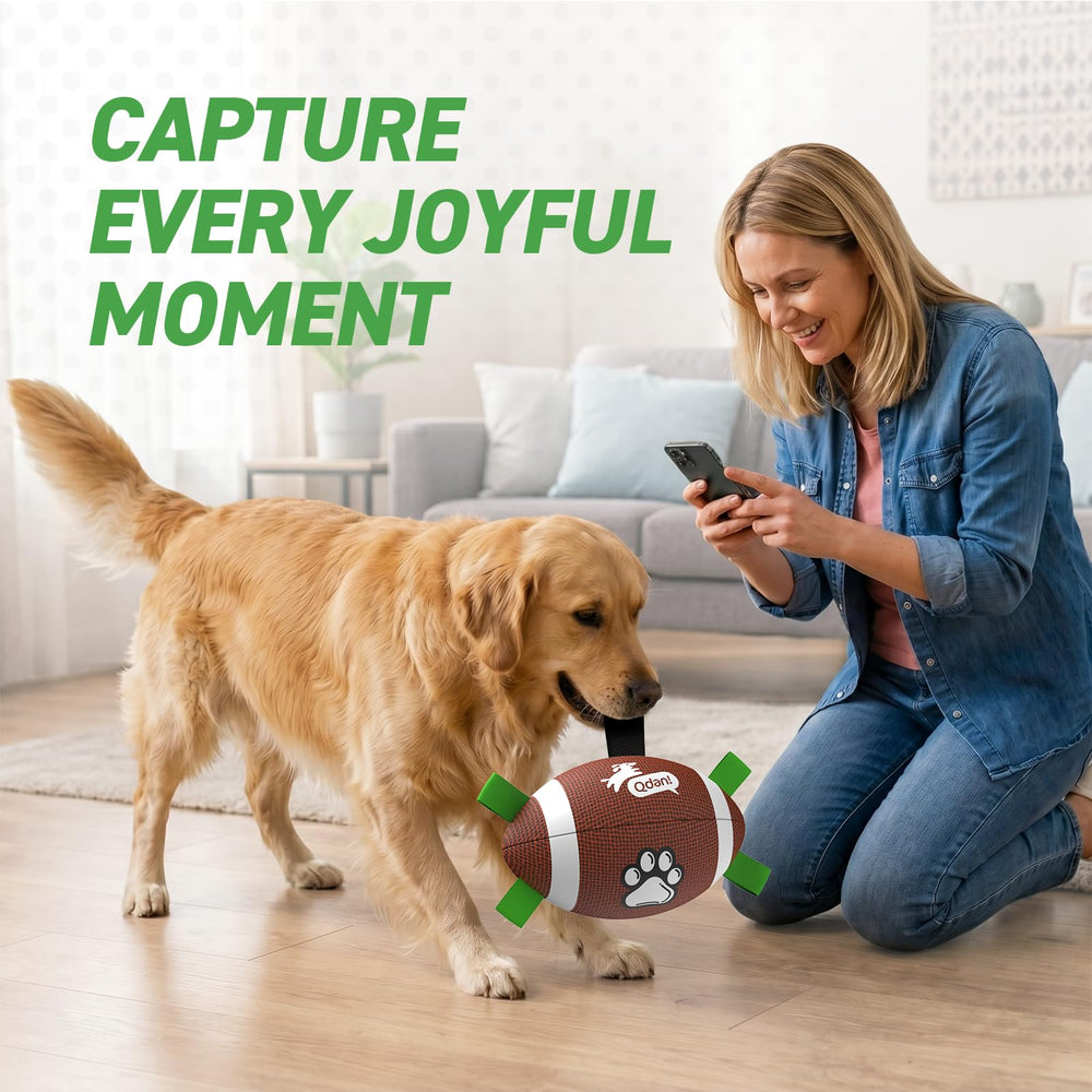 QDAN PU ball is durable yet soft on teeth for gentle play