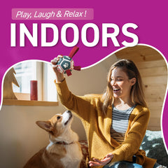 QDAN durable PU material ball designed for long-lasting, safe dog play