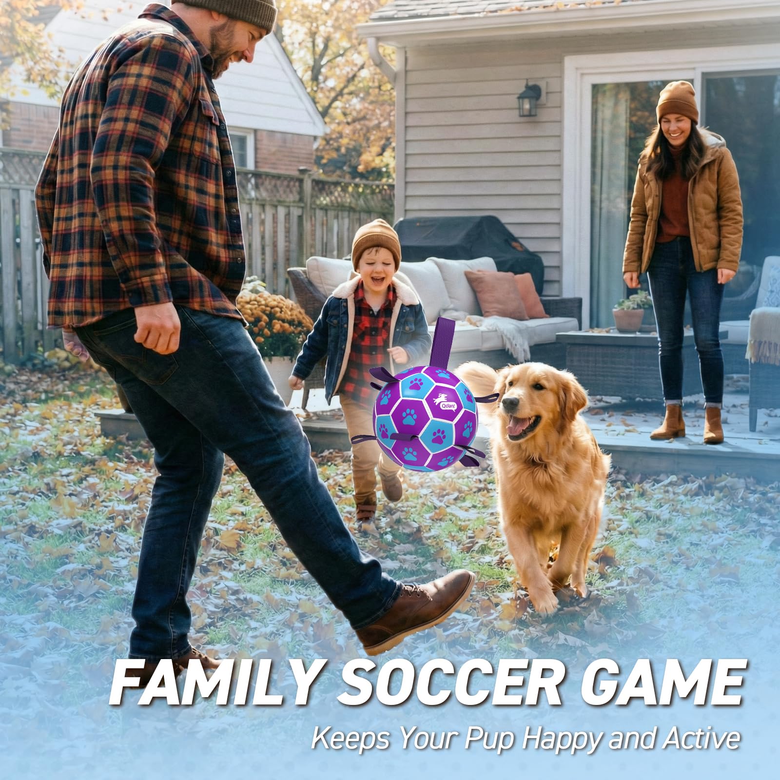 QDAN puppy birthday gift ball offering safe, engaging fun.