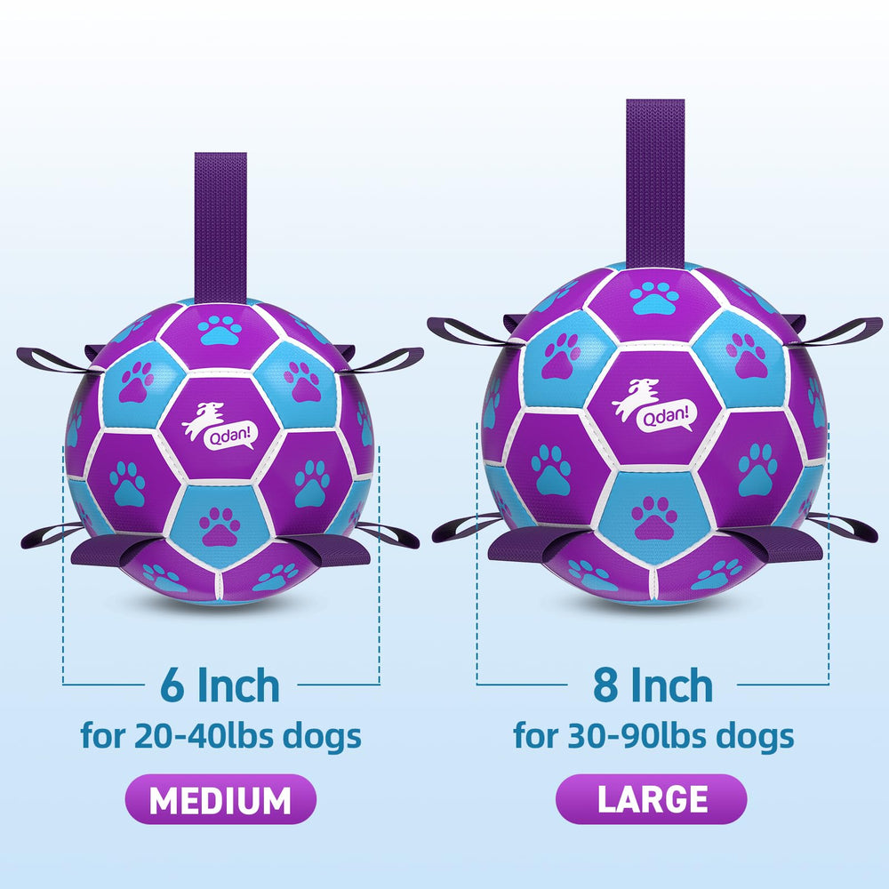 QDAN rainbow-colored ball enhances daytime visibility during play.