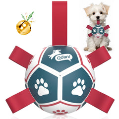 QDAN dog ball with bell inside for engaging indoor play