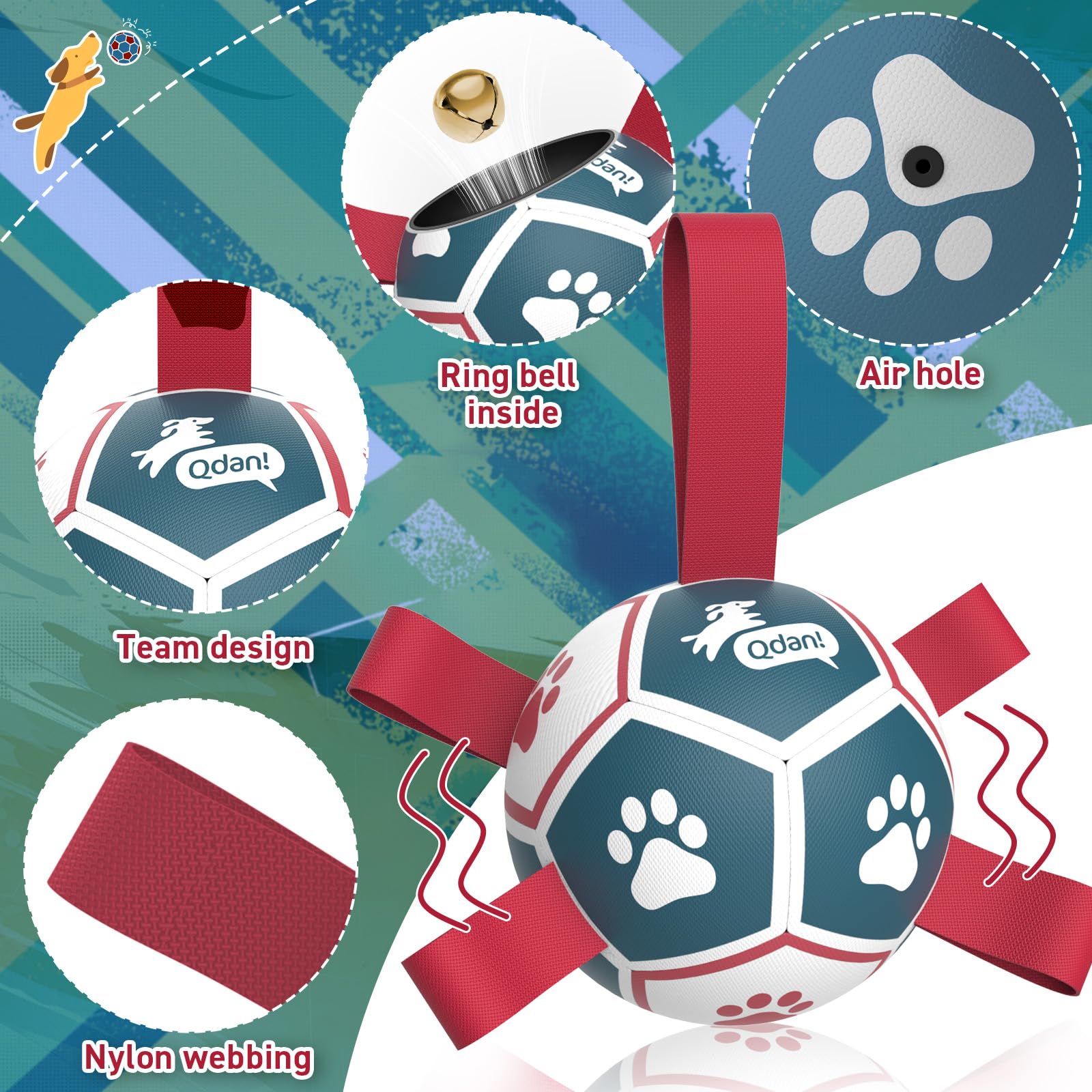 QDAN ball promotes interactive bonding and comfort during games