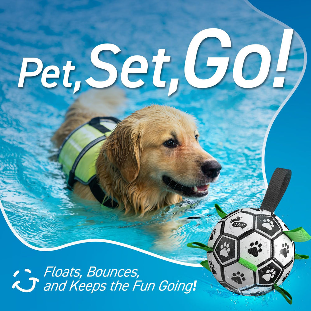 QDAN ball features nylon tabs on seams to improve grip.