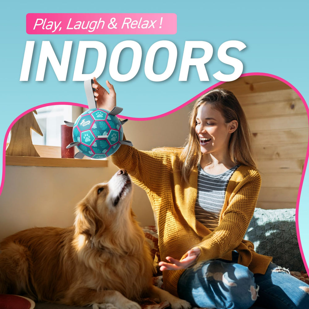 QDAN indoor-outdoor ball supports versatile play anywhere.