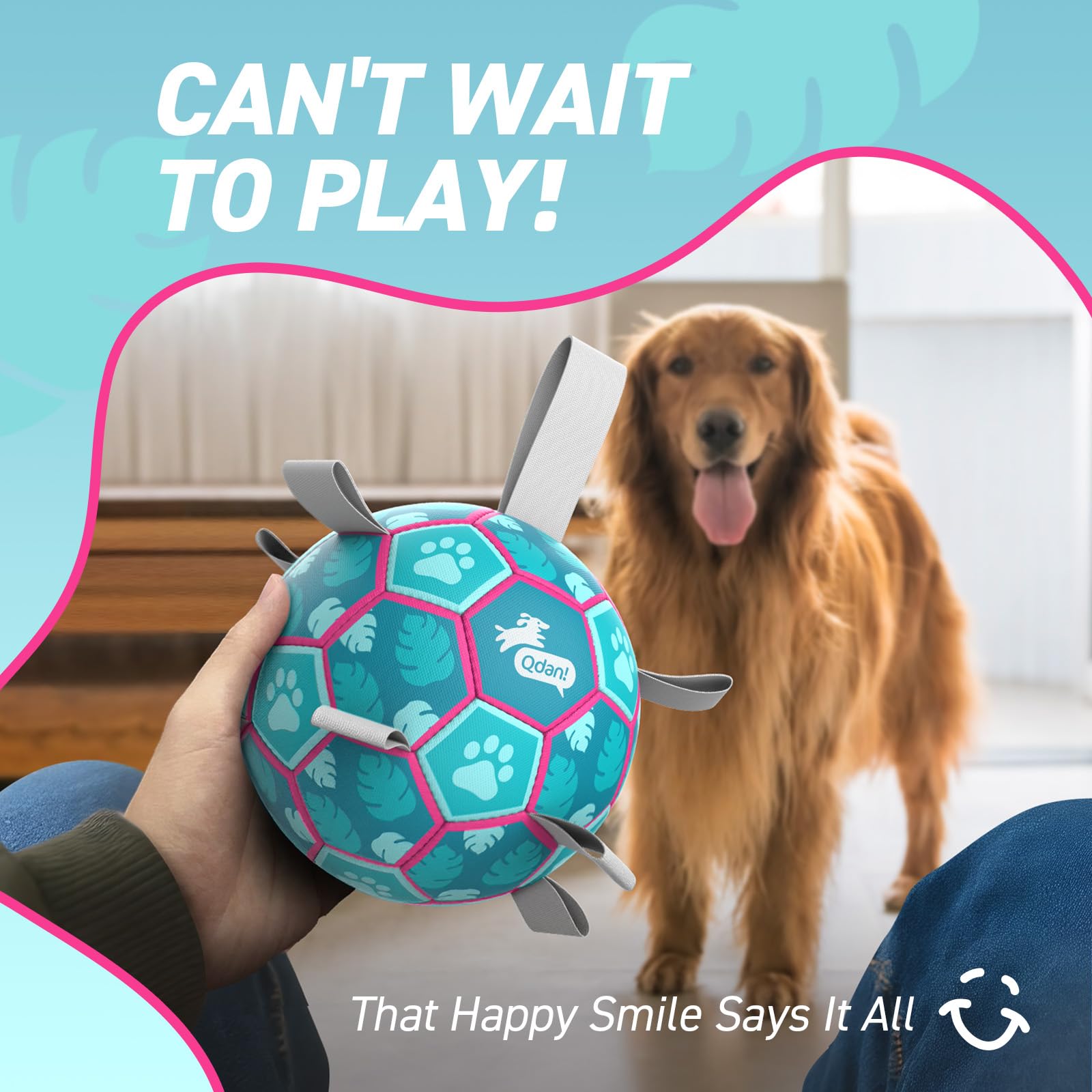 QDAN interactive ball helps reduce boredom during solo play.