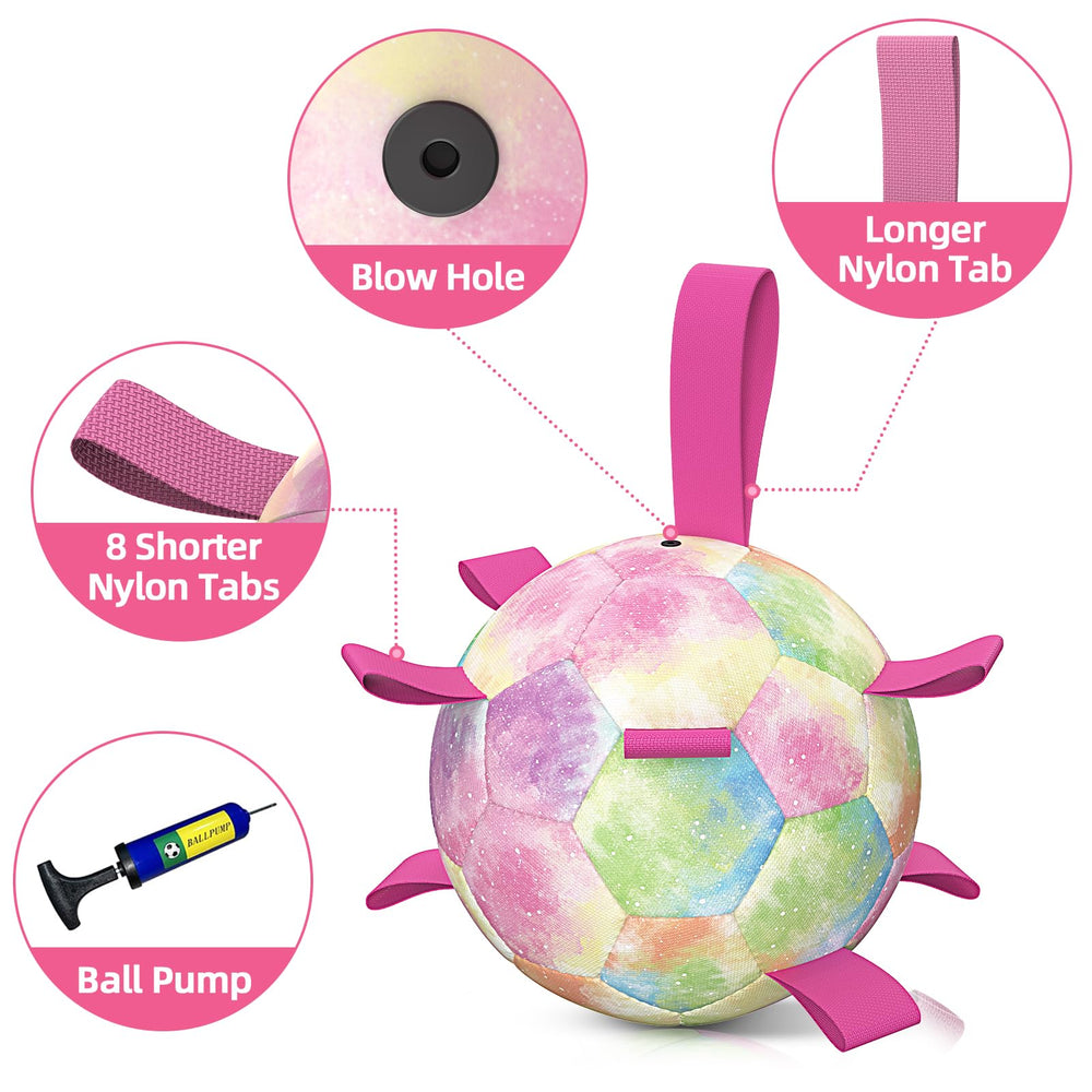 QDAN premium PU material ball, durable for large breeds