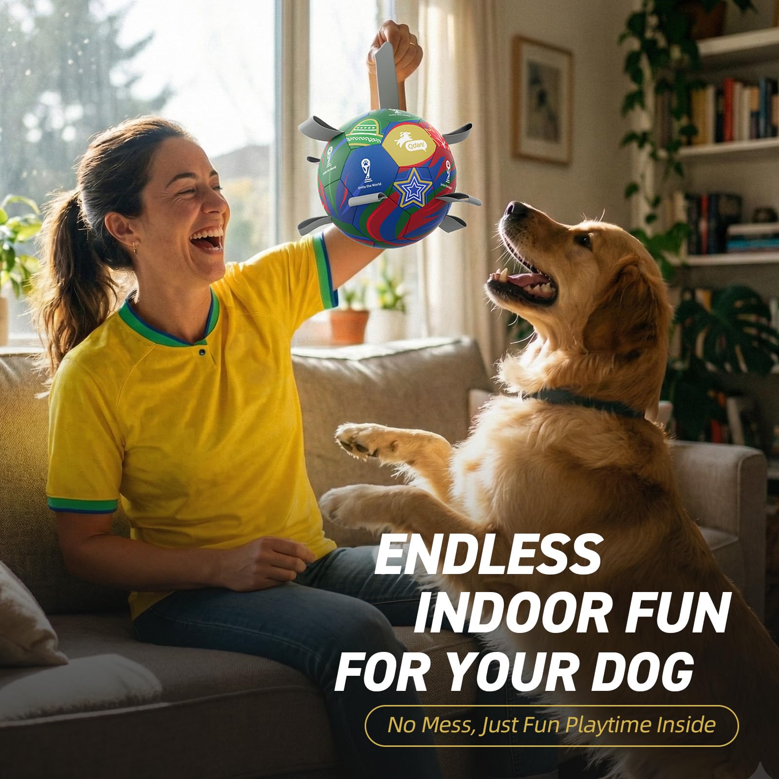 QDAN World Cup themed toy sparks active chasing and interactive play