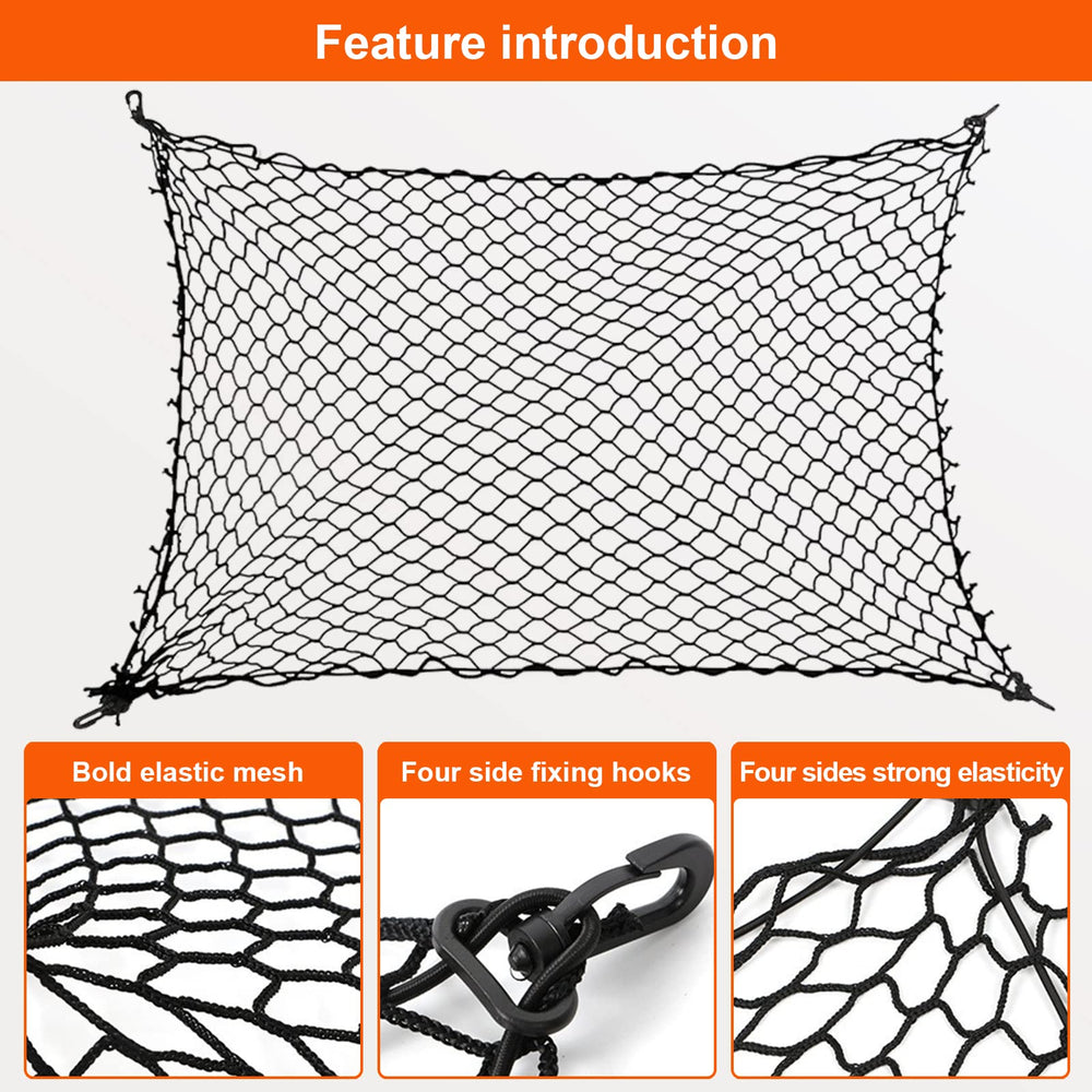 qddoit high-quality polyester pet net resists wear and protects the car interior