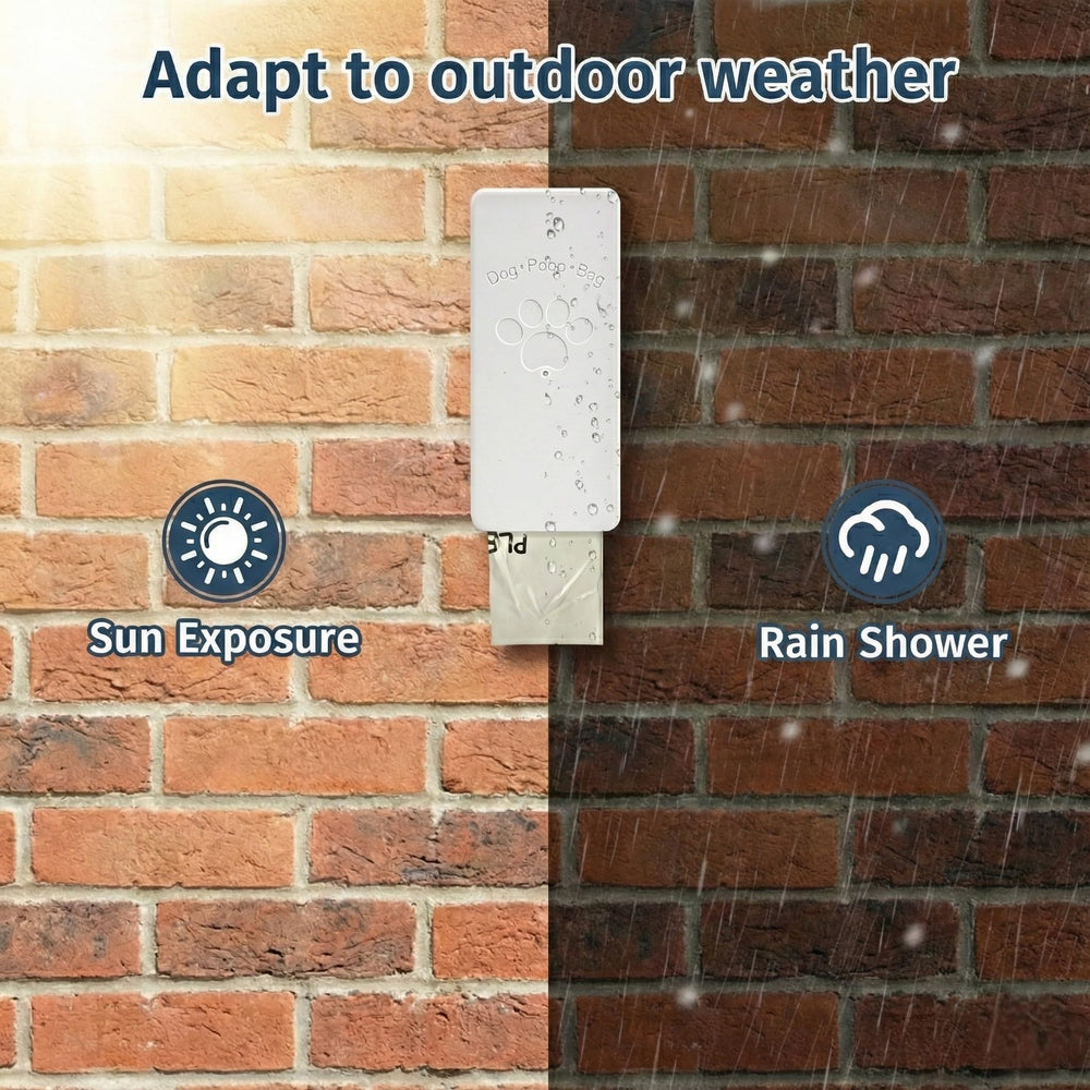 Qeerable white finish complements outdoor areas and yard cleanup.