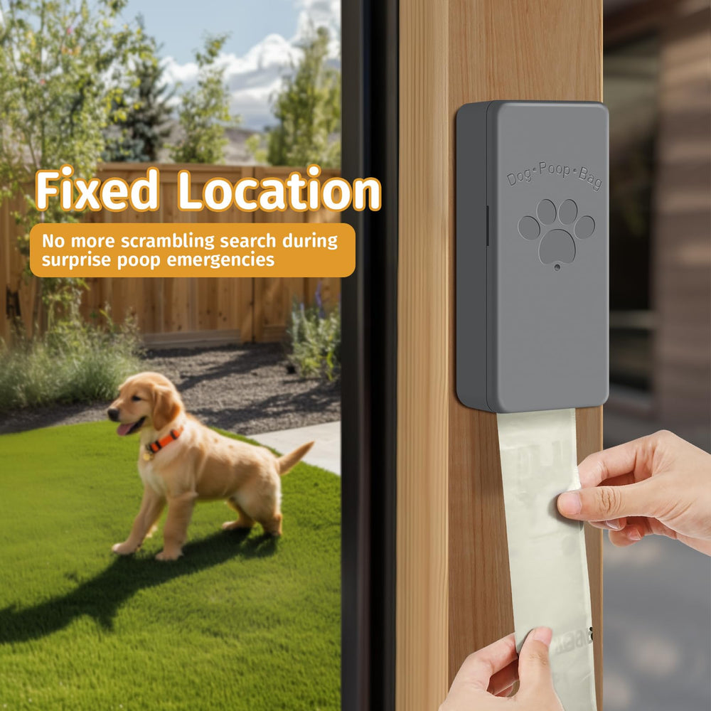 Qeerable indoor outdoor friendly dispenser keeps bags protected
