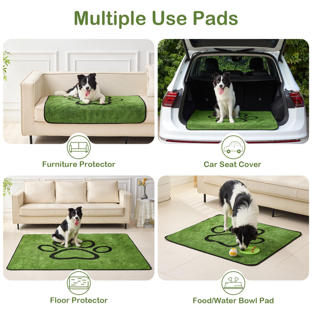 Qeils eco-friendly reusable pet pad reduces waste over disposables