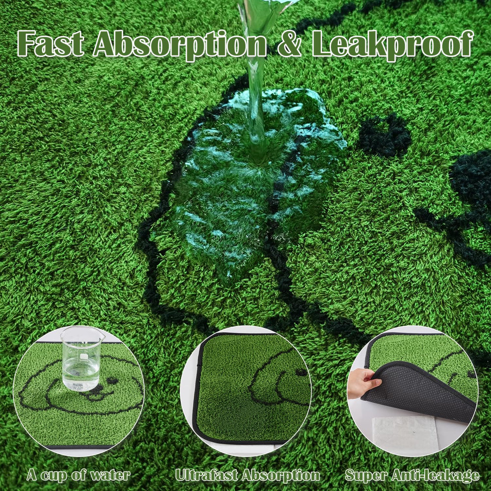 Qeils puppy pads with farting dog design for playful potty training