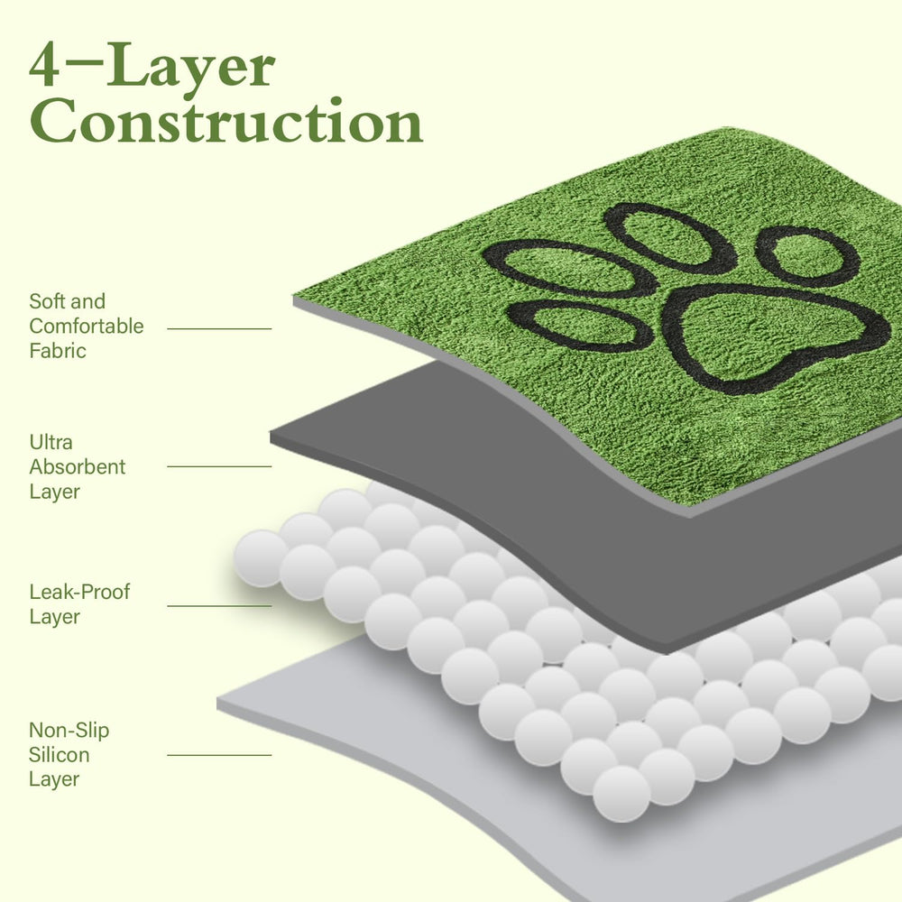Qeils pee pad on sofa demonstrates discreet, washable solution for home lounging.